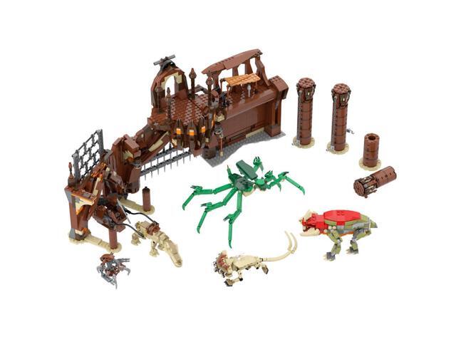 ZITIANYOUBUILD Geonosis Arena Stage with 5 Monsters Movie Scenes 2126 Pieces MOC