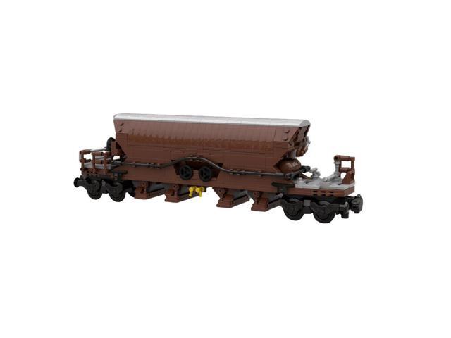 ZITIANYOUBUILD MOC-123192 Tanoos 896 Brown Freight Train Model 613 Parts for 10277 Hopper Wagon Brown 100% Compatible with LEGO Brand New and High...