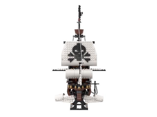 ZITIANYOUBUILD Sky Pirates Skeleton Ship Flying Pirate Ship with Stand 662 Pieces MOC
