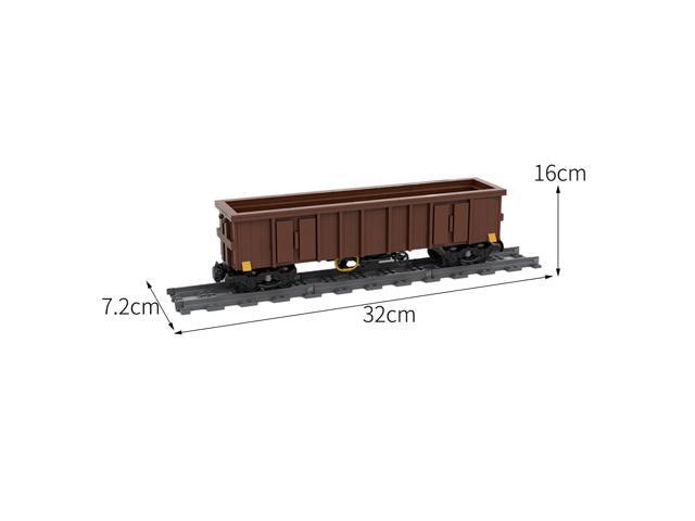 ZITIANYOUBUILD Gondola Wagon High sided Wagons EANOS Train Model 510 Pieces MOC