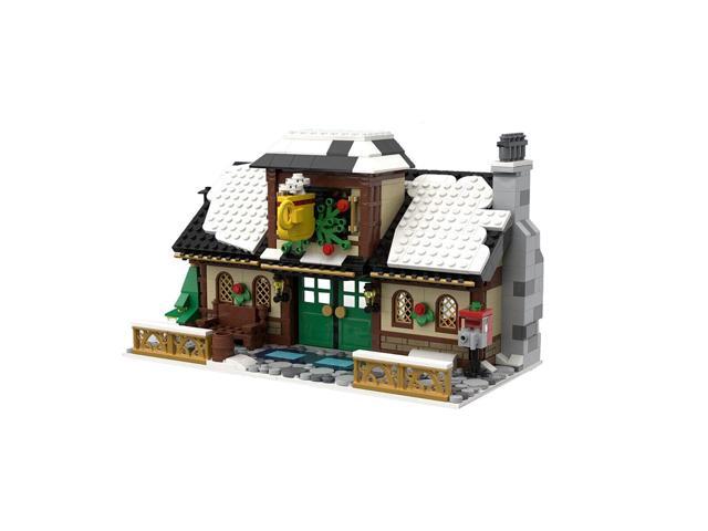 ZITIANYOUBUILD Modular Buildings Winter Village Cafe Model 1002 Pieces Building Toys MOC