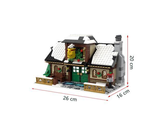 ZITIANYOUBUILD Modular Buildings Winter Village Cafe Model 1002 Pieces Building Toys MOC