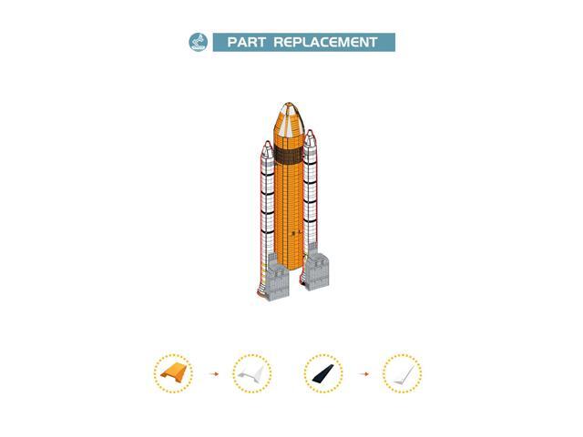 ZITIANYOUBUILD Space Shuttle Discovery 10283 Upgrade Tank and Booster Building Toys MOC