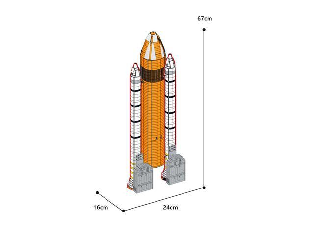 ZITIANYOUBUILD Space Shuttle Discovery 10283 Upgrade Tank and Booster Building Toys MOC