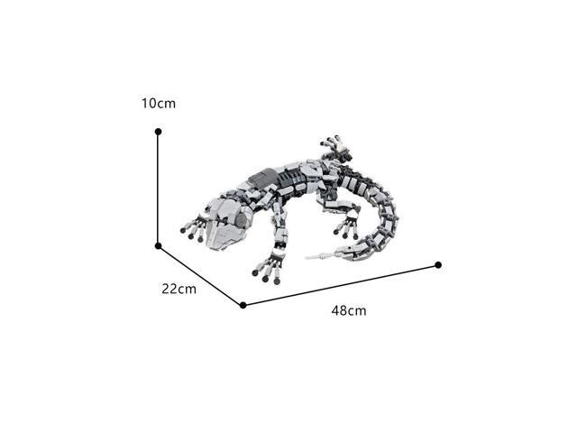 ZITIANYOUBUILD Mechanical Gecko Mech Machine Monster Model 658 Pieces for Collection MOC