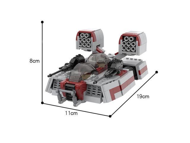 ZITIANYOUBUILD Speeding Tank Land Vehicle Model with 2 Cockpits 590 Pieces from Game MOC