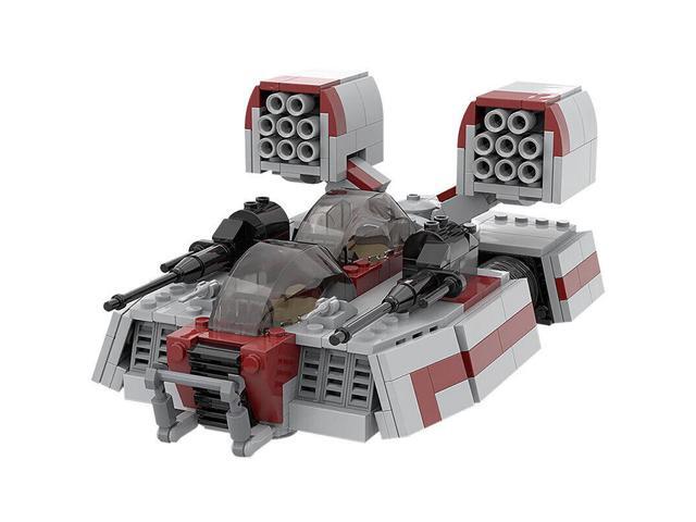 ZITIANYOUBUILD Speeding Tank Land Vehicle Model with 2 Cockpits 590 Pieces from Game MOC