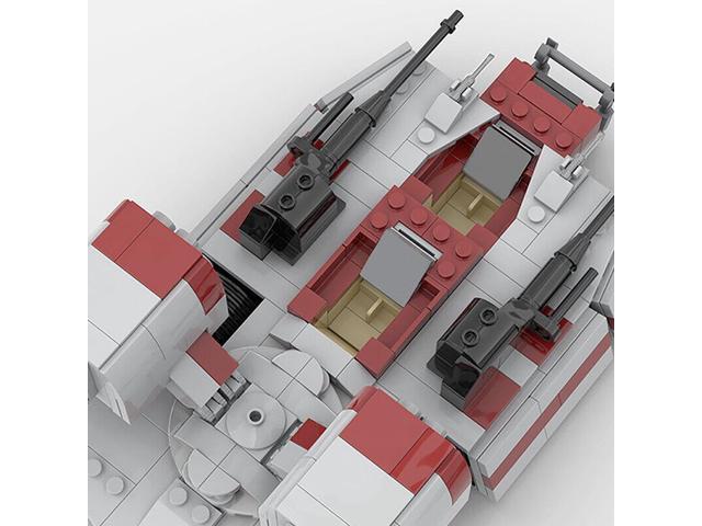 ZITIANYOUBUILD Speeding Tank Land Vehicle Model with 2 Cockpits 590 Pieces from Game MOC
