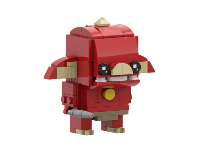 ZITIANYOUBUILD Red Bokoblin Monster Character Model Building Kit 98 Pieces MOC
