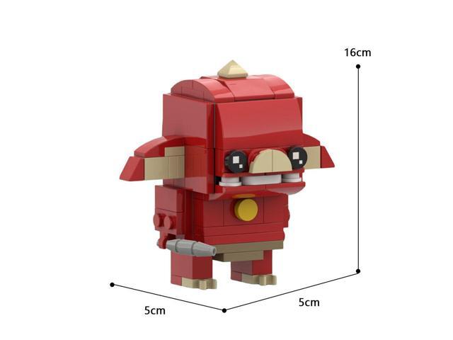 ZITIANYOUBUILD Red Bokoblin Monster Character Model Building Kit 98 Pieces MOC