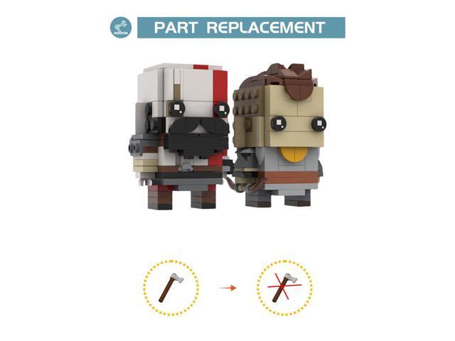 ZITIANYOUBUILD 2-in-1 Kratos + Atreus Mythological Character from Movie 269 Pieces MOC