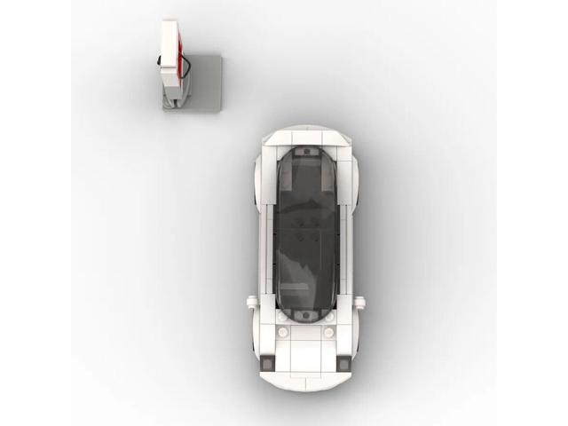ZITIANYOUBUILD Electric Vehicle Car Model with a Supercharger 185 Pieces MOC