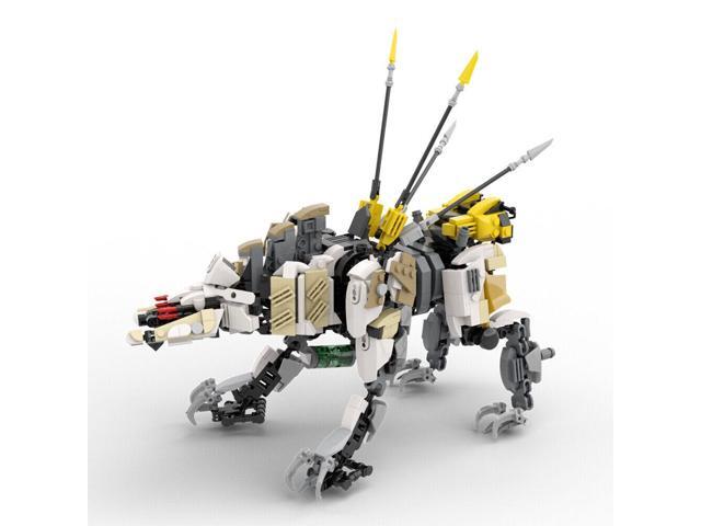 ZITIANYOUBUILD Sawtooth Machine Game Monster 1040 Pieces Building Toys Set MOC
