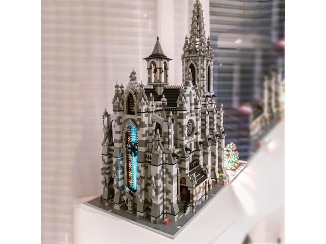 ZITIANYOUBUILD Modular Gothic Cathedral with Full Interior 21755 Pieces Building Set MOC