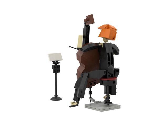 ZITIANYOUBUILD Fiddler Female Cellist 196 Pieces for Jazz Quartet 21334 Extension MOC