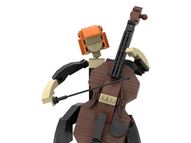 ZITIANYOUBUILD Fiddler Female Cellist 196 Pieces for Jazz Quartet 21334 Extension MOC