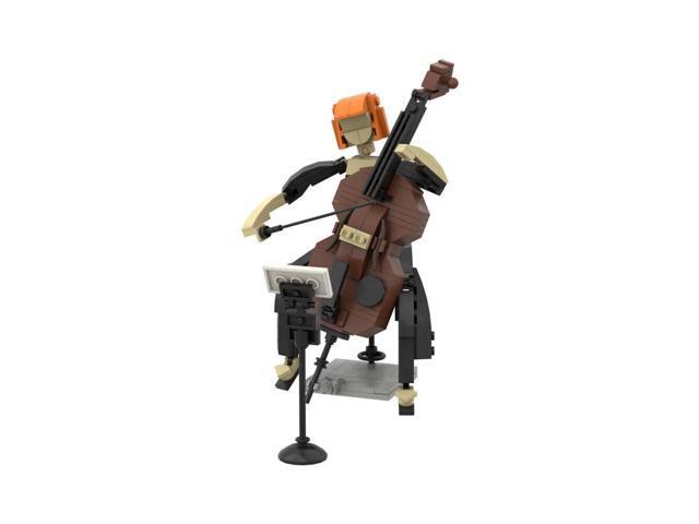ZITIANYOUBUILD Fiddler Female Cellist 196 Pieces for Jazz Quartet 21334 Extension MOC