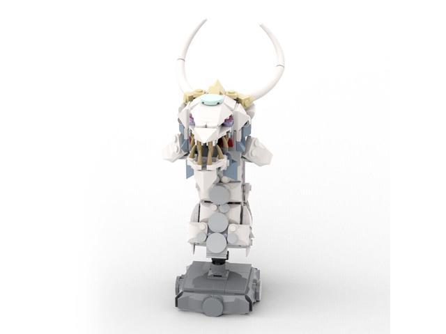 ZITIANYOUBUILD 2-in-1 Fire-breathing and Ice-spewing Dragons Bust Head 648 Pieces MOC