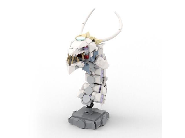 ZITIANYOUBUILD 2-in-1 Fire-breathing and Ice-spewing Dragons Bust Head 648 Pieces MOC