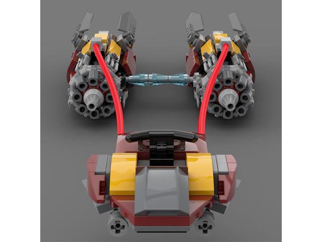 ZITIANYOUBUILD Marshall's Podracer Speeders Model Building Kit 252 Pieces MOC