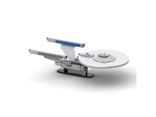 ZITIANYOUBUILD Enterprise-A Spaceship with Display Stand 716 Pieces Building Kit MOC