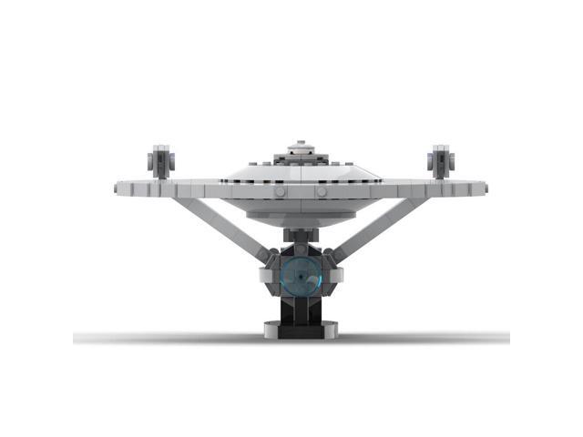 ZITIANYOUBUILD Enterprise-A Spaceship with Display Stand 716 Pieces Building Kit MOC