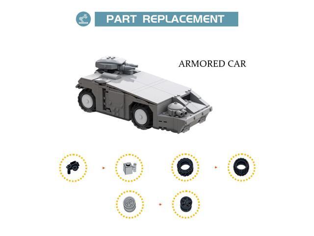 ZITIANYOUBUILD Micro M577 Armored Personnel Carrier 551 Pieces from Sci-Fi movie MOC