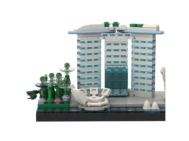 ZITIANYOUBUILD Singapore Skyline Architecture 504 Pieces for Adults 100% Compatible with LEGO Brand New and High Quality