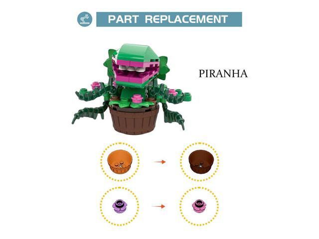 ZITIANYOUBUILD Weird Plant Horror Flower Plant Bouquet 47 Pieces from Movie MOC