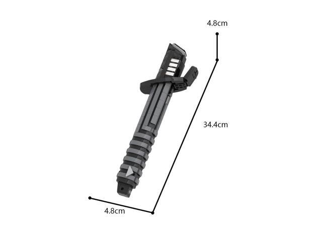 ZITIANYOUBUILD Black Sword Hilt Model from Sci-fi Movie 416 Pieces Building Toys MOC