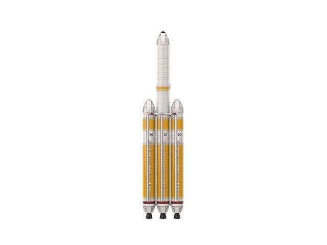 ZITIANYOUBUILD Delta IV Heavy with Parker Solar Probe Saturn V scale 1884 Pieces MOC