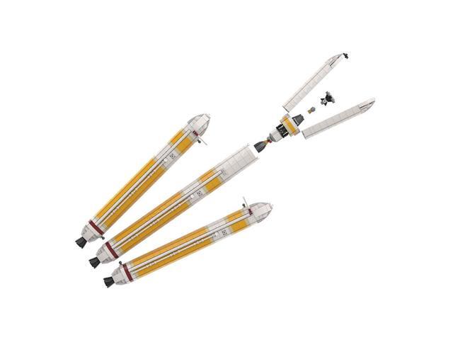 ZITIANYOUBUILD Delta IV Heavy with Parker Solar Probe Saturn V scale 1884 Pieces MOC