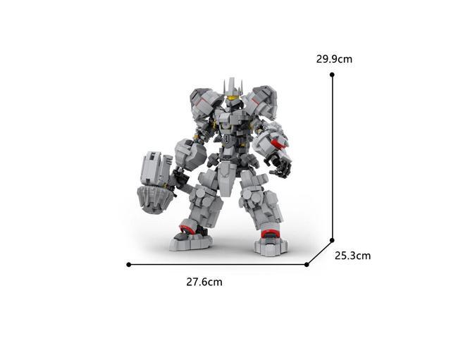 ZITIANYOUBUILD The Reinhardt Tank Hero with Rocket Hammer 1307 Pieces from Game MOC