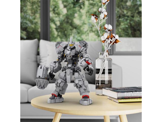 ZITIANYOUBUILD The Reinhardt Tank Hero with Rocket Hammer 1307 Pieces from Game MOC