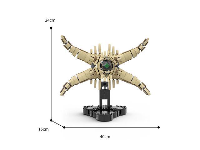 ZITIANYOUBUILD Game Monster Sculpture with Removable Stand 1043 Pieces Building Toys MOC