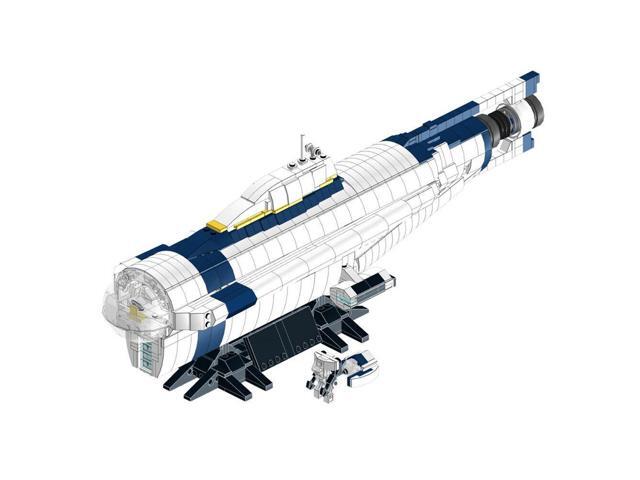 ZITIANYOUBUILD Cyclops Submarine Model 1552 Pieces with Display Stand Building Toys MOC