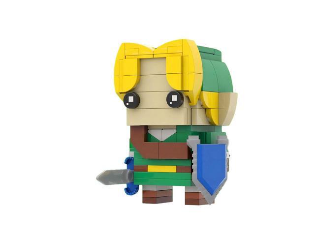 ZITIANYOUBUILD The Link Model with Shield and Sword 155 Pieces from Adventure Game MOC