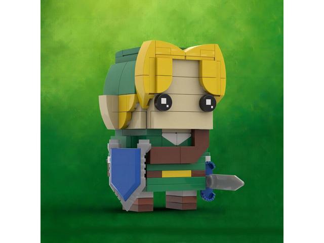 ZITIANYOUBUILD The Link Model with Shield and Sword 155 Pieces from Adventure Game MOC