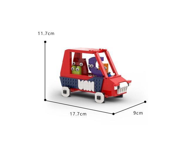 ZITIANYOUBUILD Car with Alphabets Educational Literacy Toy Kit 331 Pieces for Kids MOC