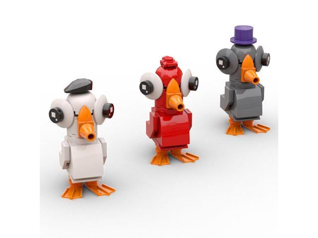 ZITIANYOUBUILD 6-in-1 Mini Duck Model 202 Pieces from Social Reasoning Game MOC