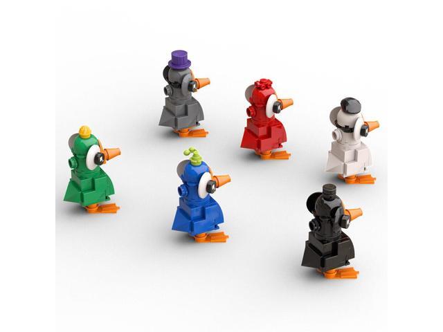 ZITIANYOUBUILD 6-in-1 Mini Duck Model 202 Pieces from Social Reasoning Game MOC
