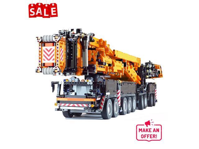 ZITIANYOUBUILD Full RC Black Orange LTM 11200 Crane with Power Functions 8104 Pieces MOC