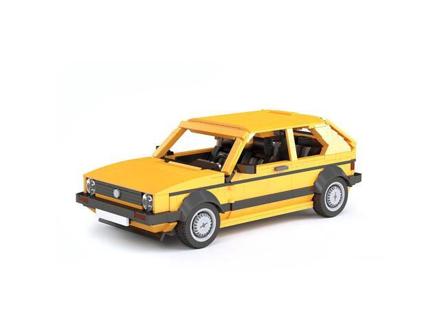 ZITIANYOUBUILD Car Model 1390 Pieces Yellow Version with Suspension Building Toys MOC
