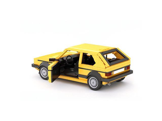 ZITIANYOUBUILD Car Model 1390 Pieces Yellow Version with Suspension Building Toys MOC