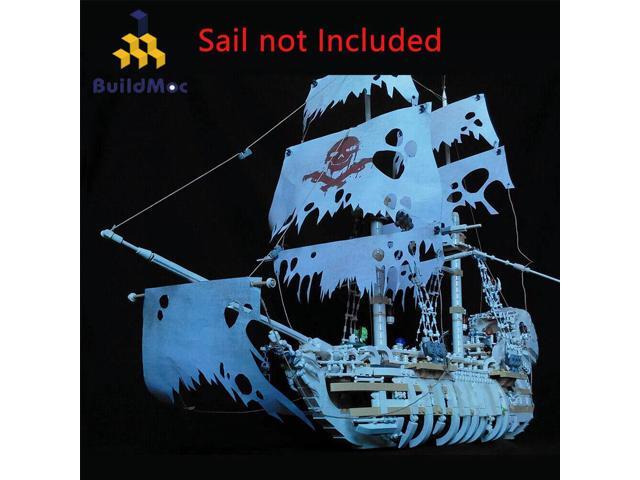 ZITIANYOUBUILD The Pirates Boat Model Made of Bones and Rotting Wood 2415 Pieces MOC