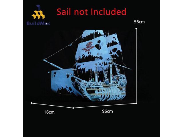 ZITIANYOUBUILD The Pirates Boat Model Made of Bones and Rotting Wood 2415 Pieces MOC