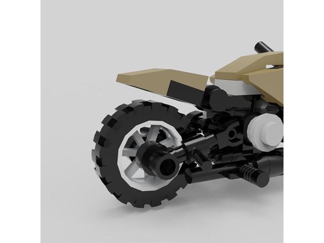 ZITIANYOUBUILD Tiny Motorcycle in Movie 41 Pieces Building Toys Set Building Toys MOC