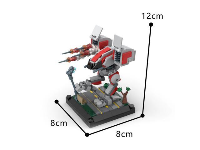 ZITIANYOUBUILD Micro-Mecha Diorama with Base 284 Pieces Building Toys from Game MOC