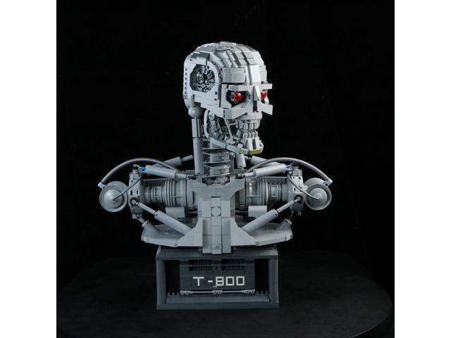 ZITIANYOUBUILD T-800 Bust Model with Power Functions and LED Eyes 3082 Pieces MOC