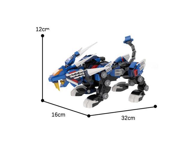 ZITIANYOUBUILD Lion and Tiger Mechanical Monsters Model Mechanical Animal 653 Pieces MOC
